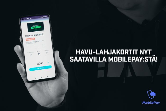 HAVU-lahjakortit nyt saatavilla MobilePay:stä