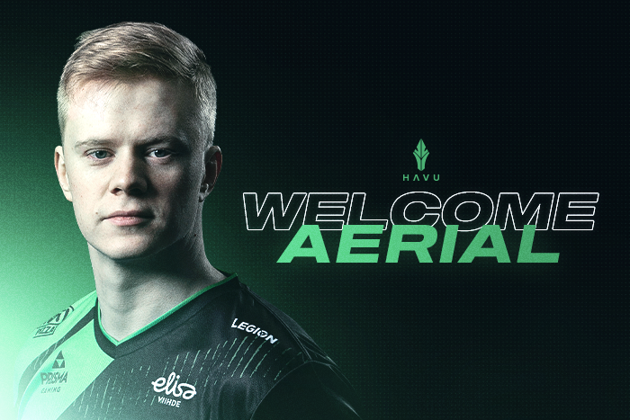 Welcome Aerial - CS:GO roster complete